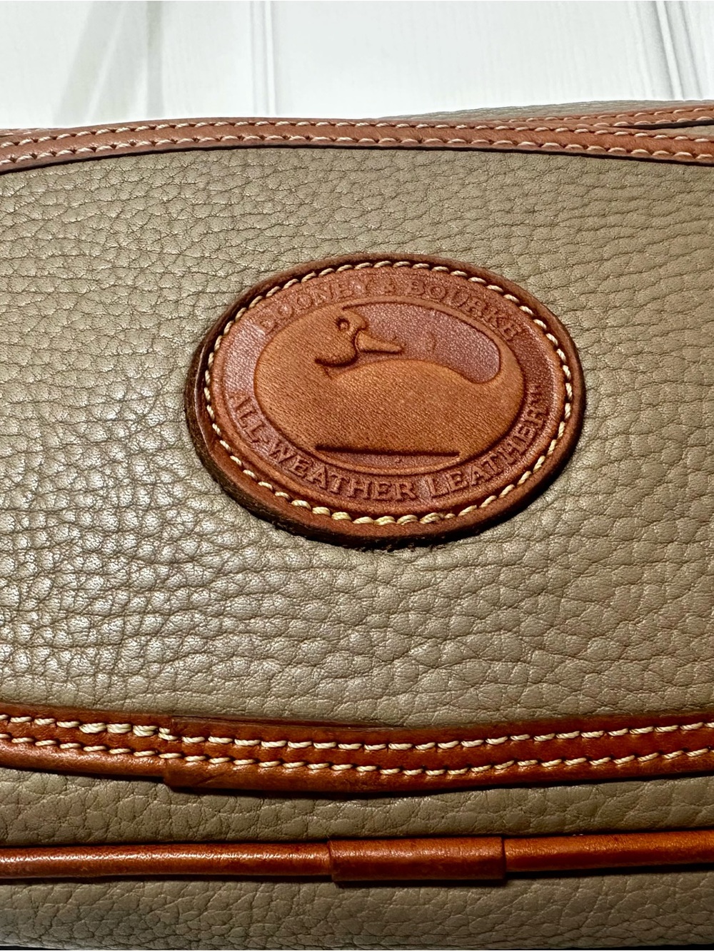 Vintage Donney & Bourke Leather Crossbody Saddle Bag - Picture 8 of 13
